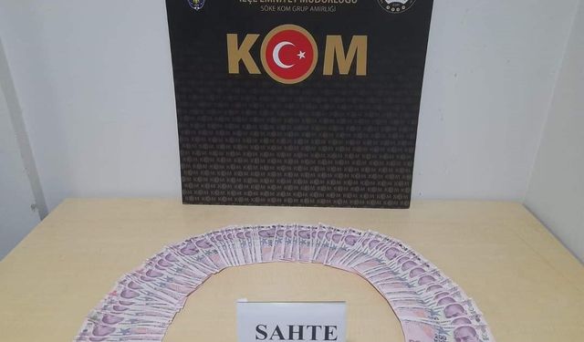 Söke'de Sahte Para Operasyonu: 105 Adet Sahte 200 TL Ele Geçirildi