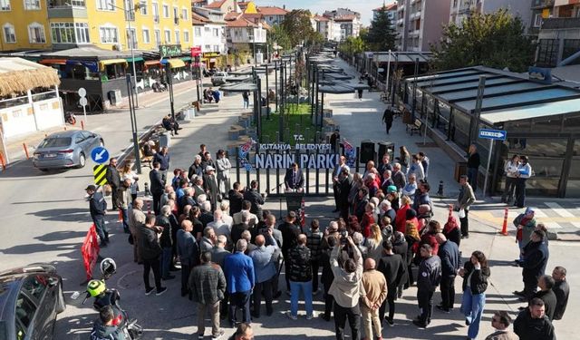 Kütahya'da bir parka Narin Güran'ın ismi verildi