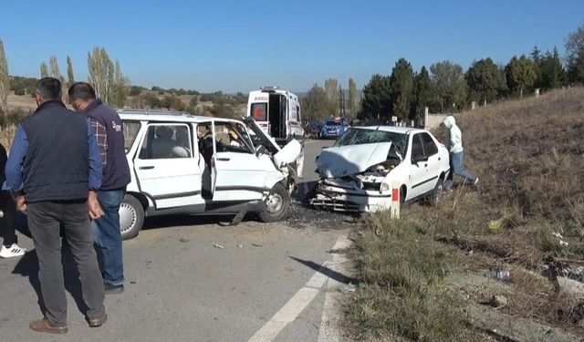 Tavşanlı'da korkutan trafik kazası