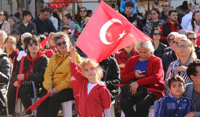 Çanakkale'de Cumhuriyetin 101. Yıldönümü coşkuyla kutlandı