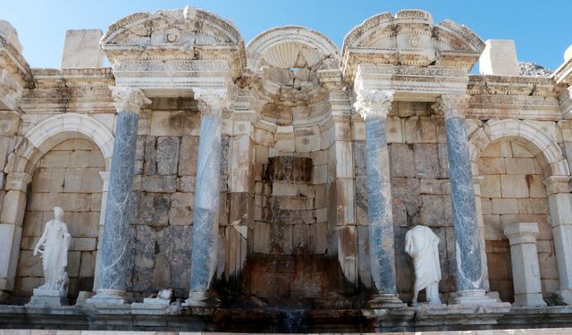 Türkiye’deki tek antik çeşmeler: Burdur’daki Kibyra ve Sagalassos