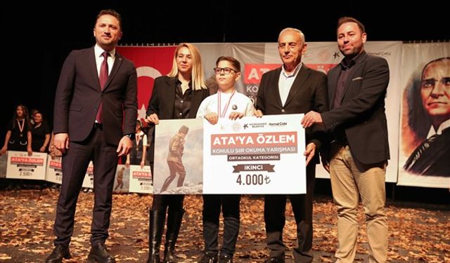 Ata’ya Özlem Şiir Yarışmasının kazananları belli oldu