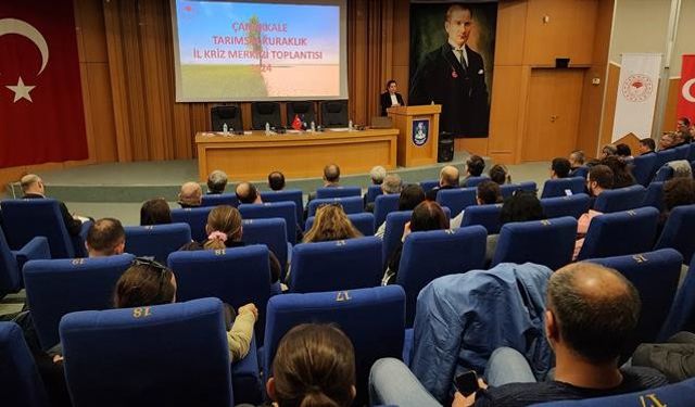 Çanakkale’de tarımsal kuraklık için önlemler toplantısı yapıldı