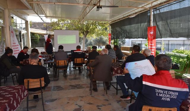 Aydın'da 42 mahallede üreticilere bilgilendirme toplantısı yapıldı