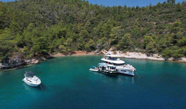 Muğla'da deniz temizliği için 7 milyon litre pis su toplandı!