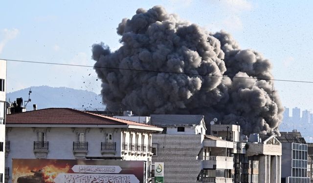 İsrail'den Beyrut'a hava saldırısı! Siviller tehdit altında