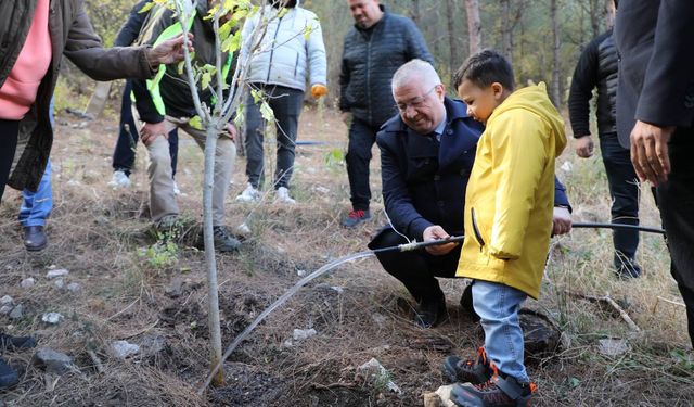 Atatürk'ün ebediyete intikalinin 86. yıldönümünde fidan dikimi etkinliği