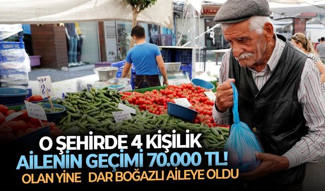 Olan yine dar boğazlı aileye oldu: O şehirde 4 kişilik ailenin geçimi 70.000 TL!