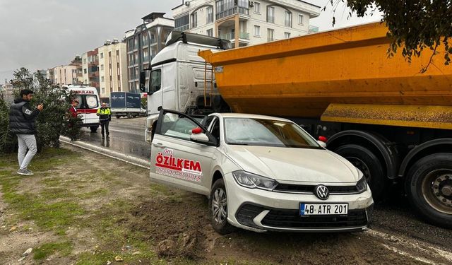 Milas’ta tır kazası görüntüleri ortaya çıktı