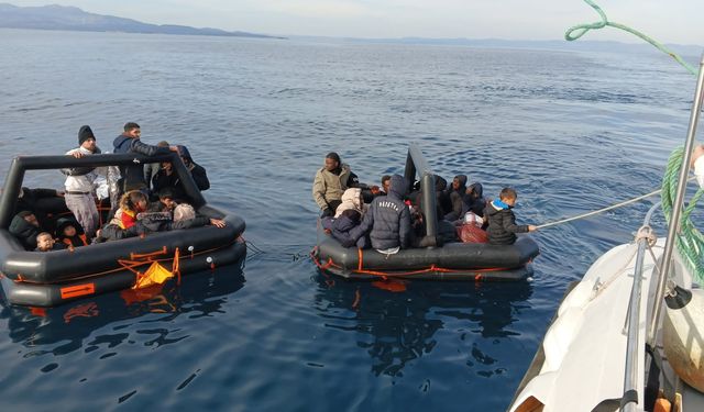 Açık denizde ölüme terk edilenleri Türk Sahil Güvenliği kurtardı