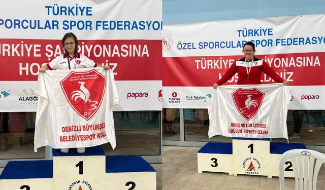 Özel sporcuların başarısı kenti gururlandırdı