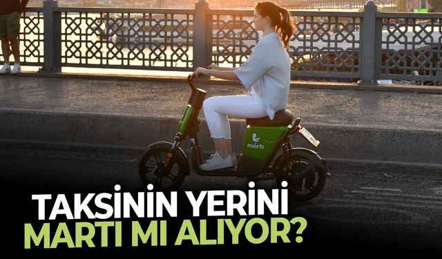 Taksinin yerini martı mı alıyor?