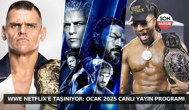 WWE Netflix'e Taşınıyor: Ocak 2025 Canlı Yayın Programı