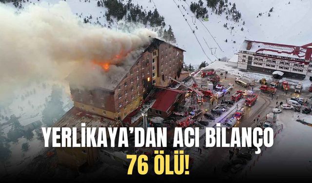 Bakan Yerlikaya: "Bolu'daki yangında 66 kişi hayatını kaybetti!"