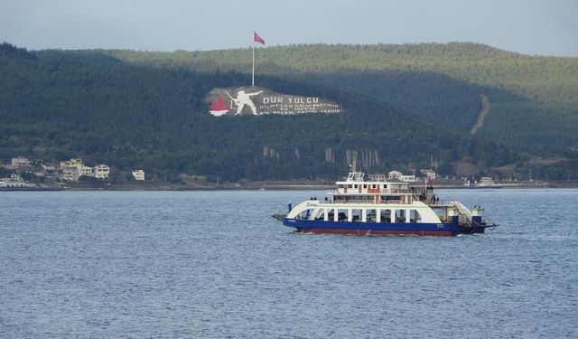 Çanakkale'de feribot seferleri iptal!