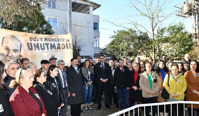 İzmir Çiğli'de 32. yıl dönümünde anıldı