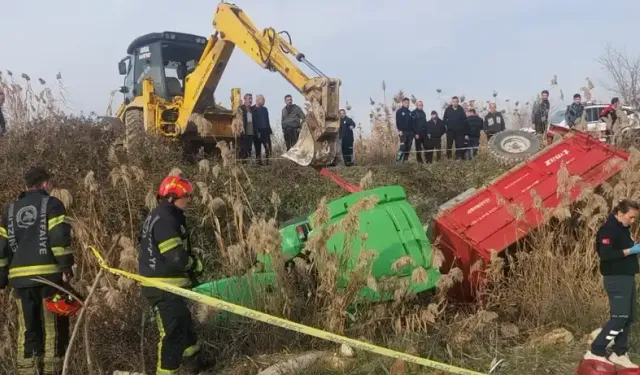 Pamukkale'de traktör kazası: Dede hayatını kaybetti, torunu kurtuldu