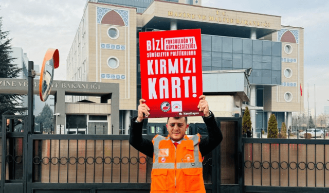 Kamu çalışanlarından iktidara kırmızı kart!