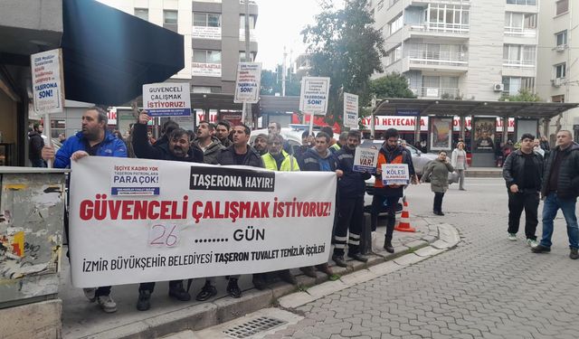 İzmir'de taşeron krizi bitmiyor: İşçiler bu kez de CHP'nin kapısında!