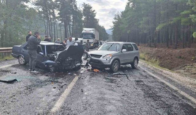 Yağışlı hava Marmaris'te kazaya neden oldu!