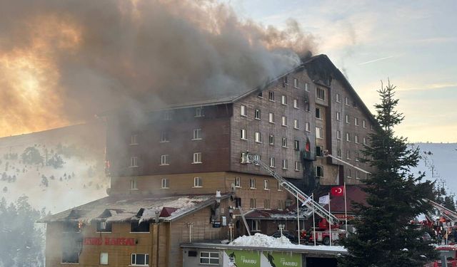 Kartalkaya Kayak Merkezi'nde facia! Otelde yangın çıktı