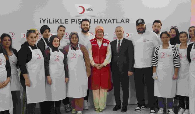 Türk Kızılay’ın iyileşme projesi ‘İyilikle Pişen Hayatlar’