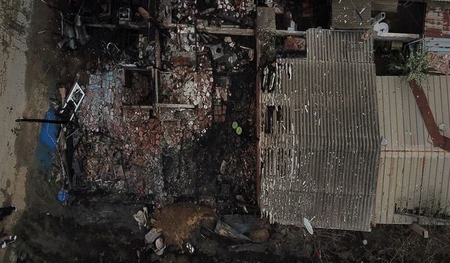 Mudanya'da korkutan yangın: 18 ev küle döndü!