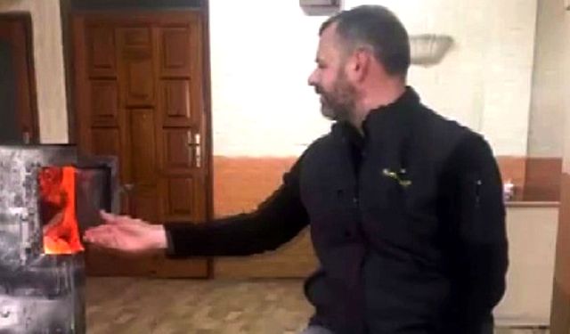 "Hakkımı helal ediyorum" diyerek 800 bin lira biriken veresiye defterini yaktı