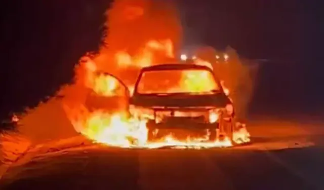 Bursa’da otomobil yangını ormana sıçradı: Korku dolu anlar yaşandı!