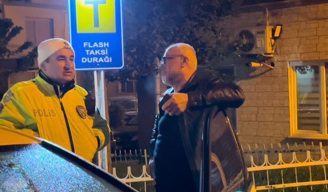 Alkol denetimine takıldı,  “Ben çıkmaz diye düşündüm, yapın bişeyler” dedi!