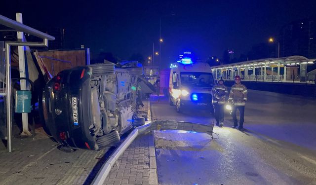 Bursa'da kontrol kaybı kaza getirdi! 1 ölü 1 yaralı