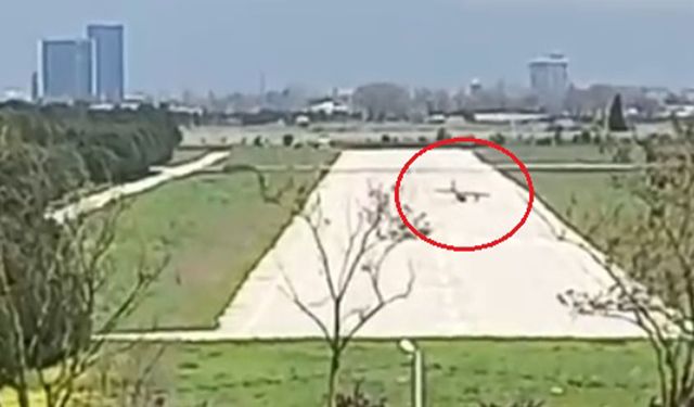 Bursa'da korkutan anlar: Uçar piste inerken pervanesi çarptı! 2 yaralı