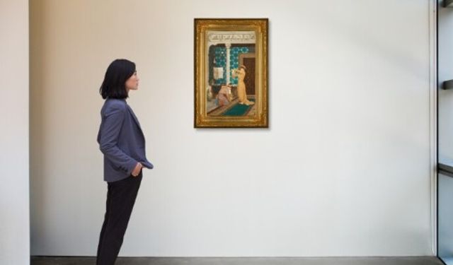 Osman Hamdi Bey'in ''Kahve Hazırlamak'' isimli eseri rekor fiyata satıldı
