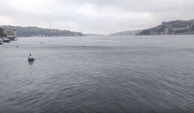 6.2'lik deprem sonrasında İstanbul Boğazı'nda dikkat çeken dalgalar!