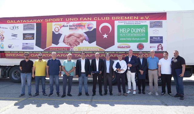 Bremen'den “Dost Eli” Dalaman’a ulaştı!