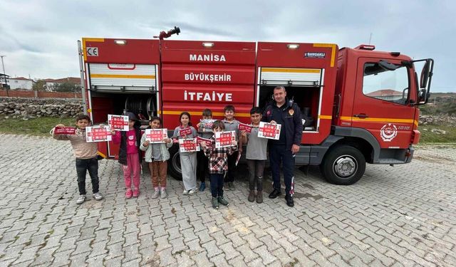Manisa'da 556 öğrenciye yangın bilinci!
