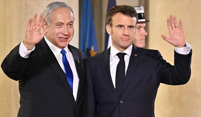 Macron Gazze'de yaşananlar utanç verici dedi, Netanyahu'dan Hamas göndermesi geldi