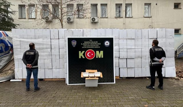 Manisa polisinden 3 ayda 14 kaçakçılık baskını!