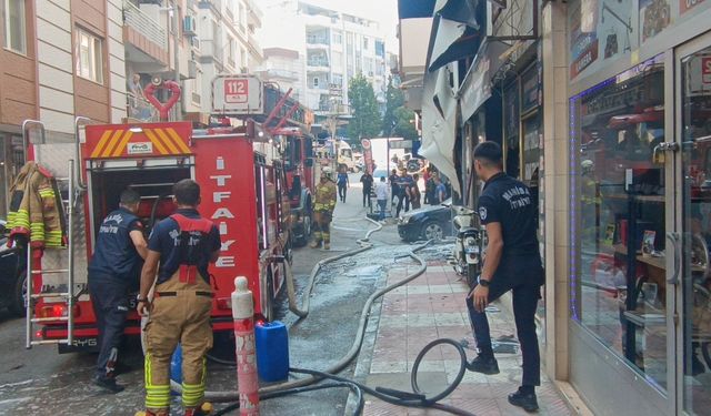 Manisa'da feci yangında işletme sahibinden acı haber!