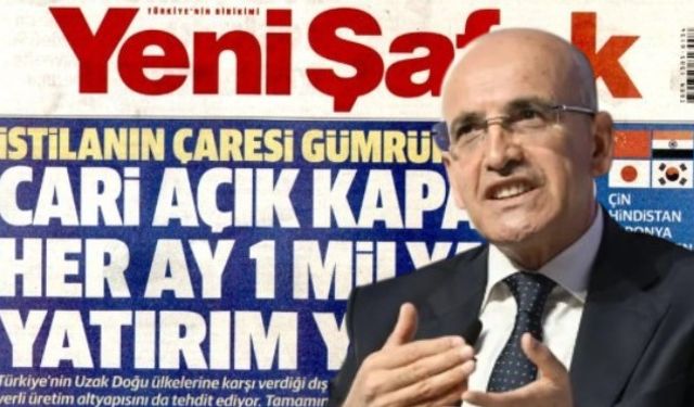 Ekonominin patronu Mehmet Şimşek dört gün arayla ikinci kez Yeni Şafak'ın hedefinde