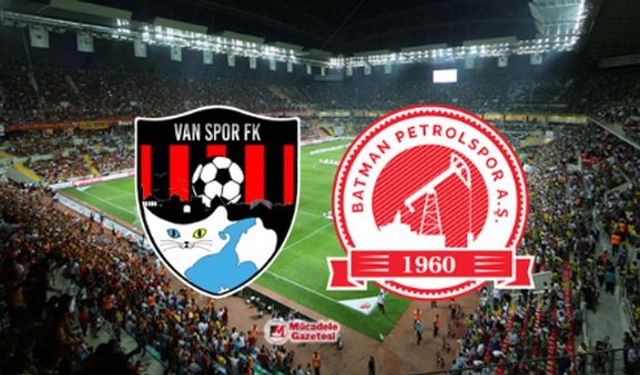 1. Lig bileti sahibini buluyor: Vanspor Batman maçı