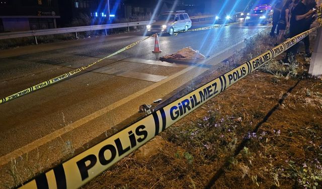 Balıkesir'de yolun karşısına geçerken canından oldu!
