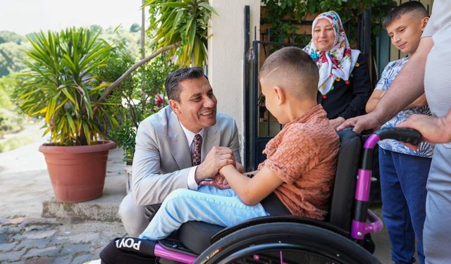 Ali'nin çağrısı karşılıksız kalmadı: Başkan Ferdi Zeyrek evinde ziyaret etti