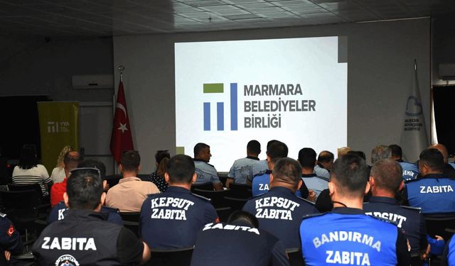 Balıkesir’de zabıta personeline hizmet içi eğitim