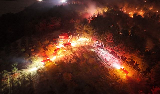 Çanakkale orman yangını: Tahliye edilen vatandaşlara psikolojik yardım!