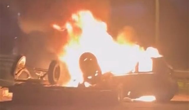 Anne ve kızı ölümden döndü: Çekirdek yüklü römorka çarptılar!