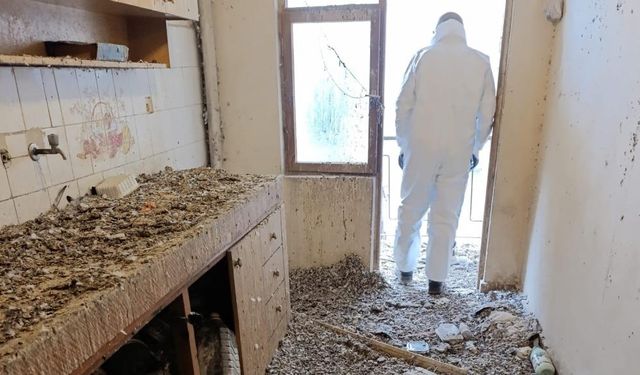 Bursa’da kimsesiz kadının evi ‘kümese’ döndü: 1,5 kamyon çöp çıkarıldı!