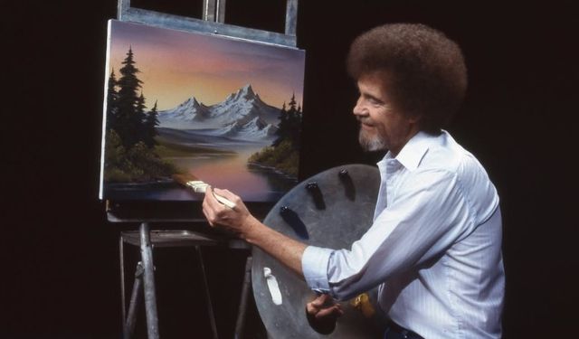 Ressam Bob Ross'un eserleri satışa çıkıyor! Kamu kanallarına fon sağlayacak