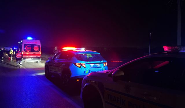 Şarampole devrilen araçta can kaybı!