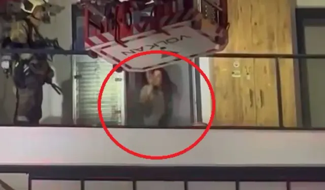 Bursa’da bir kadın dairesini yakmak istedi, itfaiyeciye damacana fırlattı